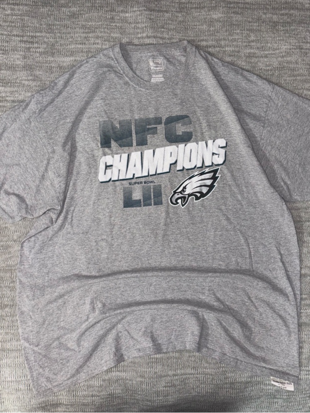 Fanatics Gray Pro Line NFL Crewneck Tee